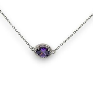 Bracciale ovale ametista