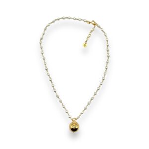 Collana perline e pallina
