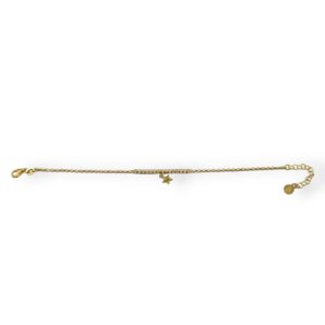 Bracciale mezzo tennis e stellina