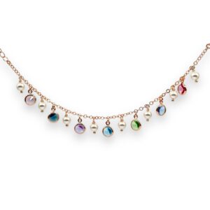 Bracciale perle e swarovski