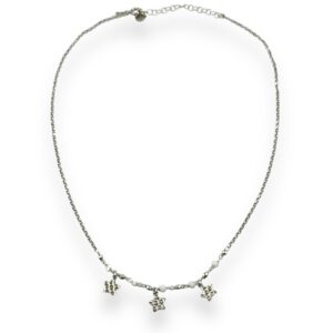 Collana stelle e perline sfaccettate