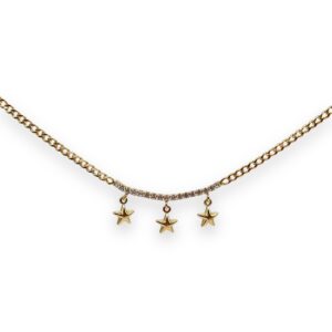 Bracciale groumette mezzo tennis con charms