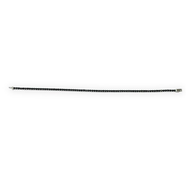Bracciale Tennis pietre nere uomo