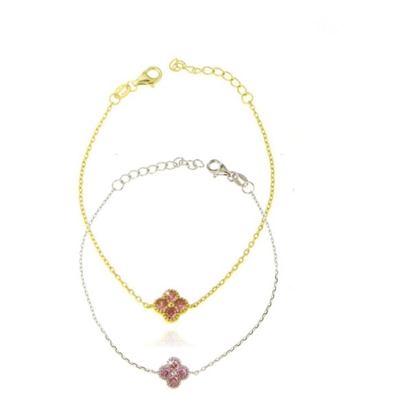 Bracciale quadrifoglio