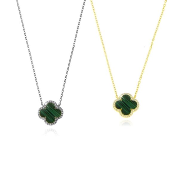 Collana quadrifoglio grande