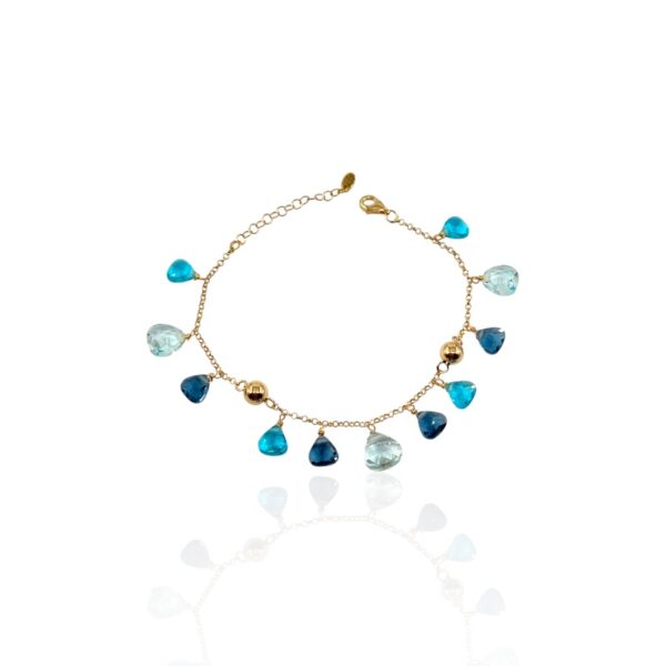 Bracciale con pietre pendenti