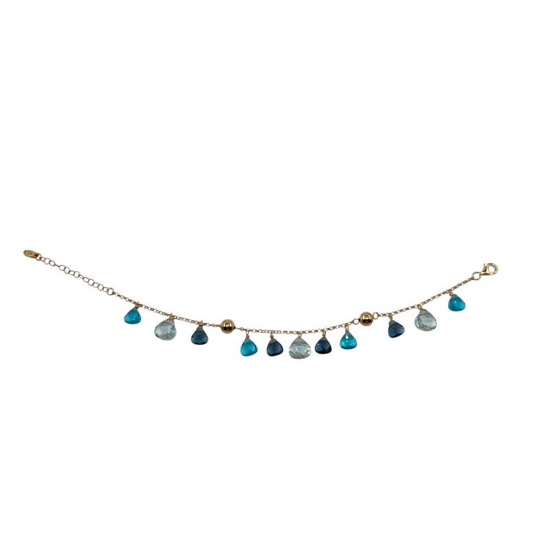 Bracciale con pietre pendenti
