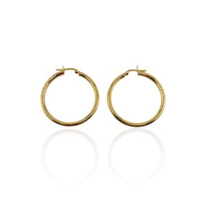 Orecchini cerchietto gold