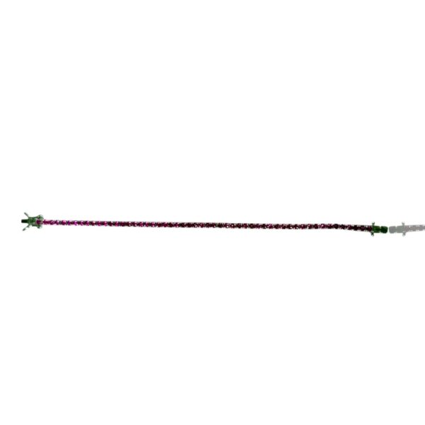 Bracciale Tennis con zirconi fucsia 2,5 mm