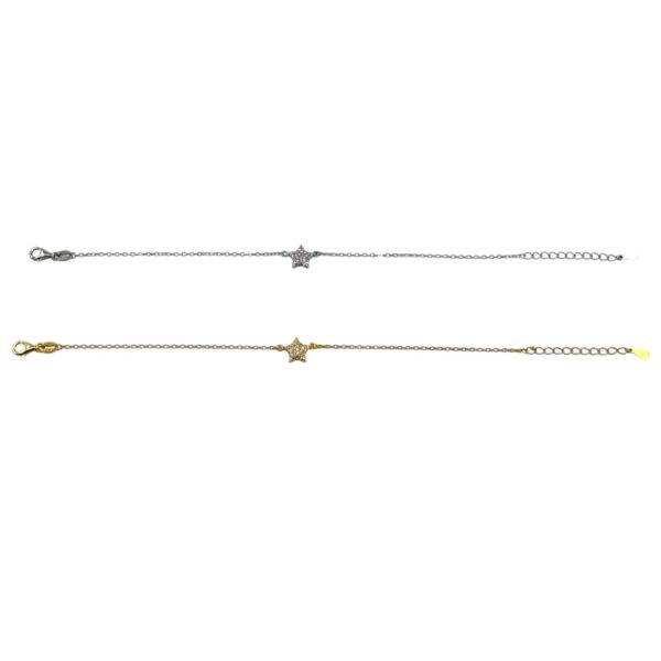 Bracciale stella zirconata