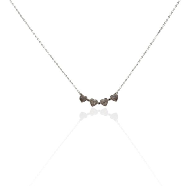 Collana cuore  qudrifoglio trasformabile