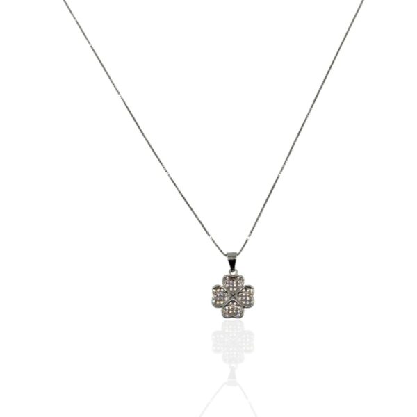 Collana quadrifoglio