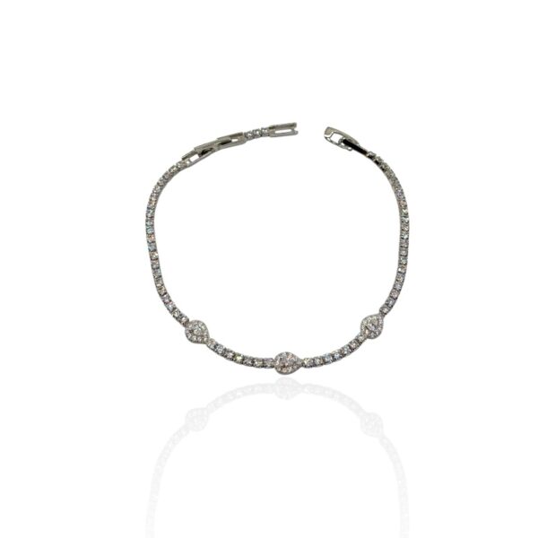 Bracciale tennis con goccie