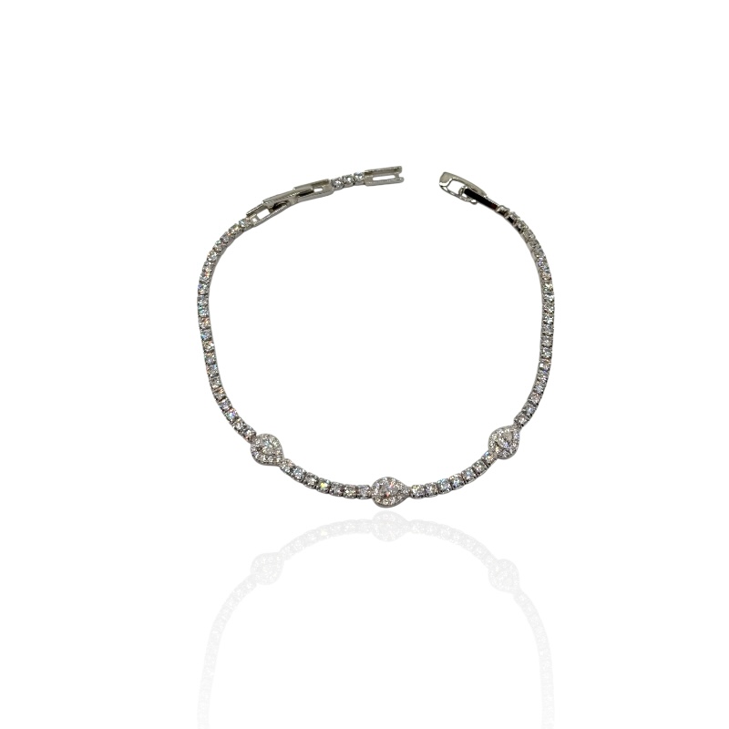 Bracciale tennis con goccie
