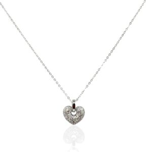 Collana cuore zon zirconi