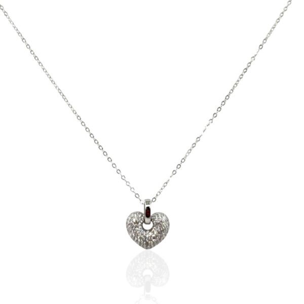 Collana cuore zon zirconi