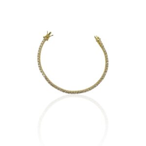 Braccial tennis gold