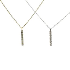 Collana pendente tennis