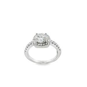 Anello moissanite