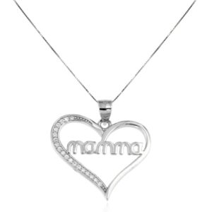 Collana cuore Mamma
