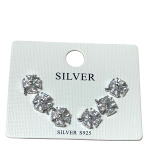 Set orecchini quadrifoglio