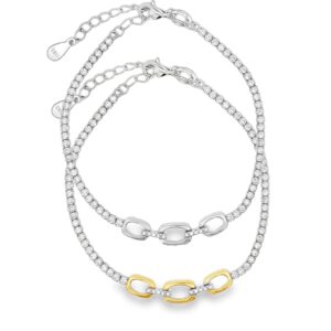 Bracciale catena tennis