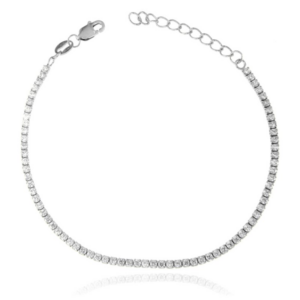 Bracciale Tennis in moissanite regolabile