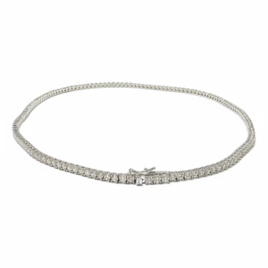 Collana tennis 3 mm lunga 45 cm