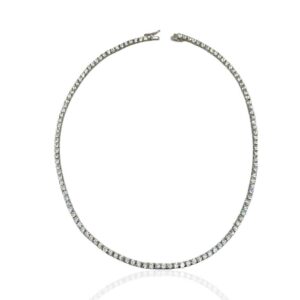 Conna tennis in moissanite da 2 mm 45 cm
