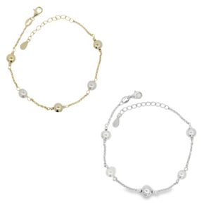 Bracciale sfere e perle