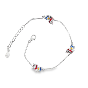 Bracciale da bambina con unicorni