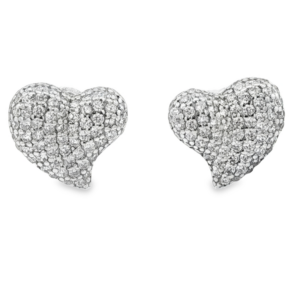 Orecchini cuore zirconati