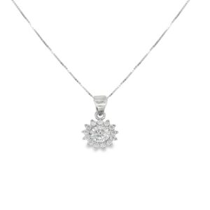 Collana in Moissanite 5 mm