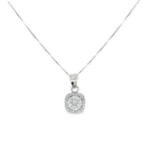 Collana con moissante da 5 mm