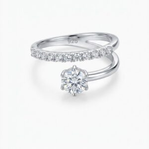 Anello Eternity Solitaire XL